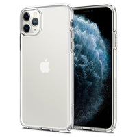Liquid Crystal	Case	Crystal Clear	back design and a front view of the edge around the	iPhone 11 PRO	device.